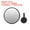 Silver/White, variant on Uxcell Reflector Photography 2 in 1 Collapsible Light Reflector with Bag Multi-Disc Light Diffuser for Studio Outdoor Gold/Silver 12 in