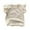 Beige, variant on Toddler Kids Girls Summer Solid Color Crew Neck Flutter Sleeve Tee Size:3-4 Years