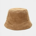 thumbnail image 6 of COCOpeaunt New Women Fall Winter Classic Corduroy Bucket Hat Outdoor Panama Harajuku Fishing Bucket Hats for Female Male Unisex Casual Cap, 6 of 6
