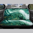 thumbnail image 6 of Pzuqiu Car Seat Cover Sets Non Slip Polyester, Compatible with Automotive Seats Front Drive Seat, for Truck Trucks, Green Gold Marble Design, 6 of 10