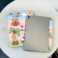 thumbnail image 2 of Tuohive iPad Case for Mini6 8.3in Auto Wake Sleep TPU Smart Stand Back Cover with Pencil Holder Cartoon Capybara, 2 of 9