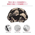 thumbnail image 5 of Kdxio French Bulldog Print Shower Cap for Women,Elastic and Reusable,Double Waterproof Layers Bathing Hat, 5 of 9