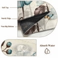 thumbnail image 6 of Area Rugs 2.7'x5', Blue Tulip Carpet for Living Room Bedroom Dining Room, Vintage Flowers Butterfly Plants Beige Rustic Throw Kitchen Rugs Non Slip Washable Rectangle Indoor Outdoor Rugs, 6 of 8