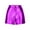 Purple, variant on Gfyviroh Womens Shorts Casual High Waist Button Shorts Solid Color Trendy Comfortable Streetwear Shorts
