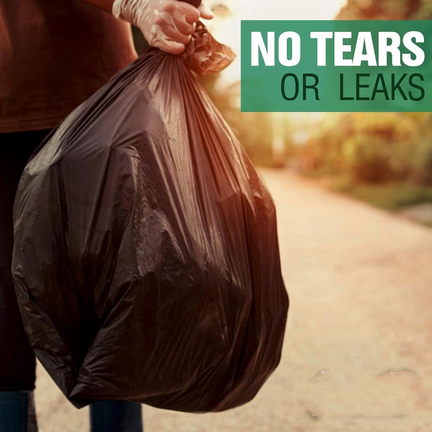 65 Gallon Trash Bags for Toter, (Value-Pack 50 Count w/Ties) Extra Large 64 Gallon Heavy Duty, 60 Gal Trash Bags Outdoor Garbage Can Liner for CustodiansExtra Large Garbage Bag 70 Gallon