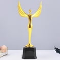 thumbnail image 3 of 1 trofeo de plástico dorado., 3 of 3