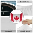 thumbnail image 6 of KUIFORTI  Car Hood Cover Flag Canada Fabric Hood Cover Stretchable Car Hood Covers for Cars Automotive Accessories All-Season Protection for Car Decorations, 6 of 6