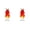 Red, variant on Halloween Floating Fireball Flame Lamp Prop, Artificial Fake Fire Floating Decor with No Flame Glow, Spooky Illuminated Ghost Fire for Home Party Indoor Outdoor, Decorations and Favors, Black