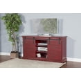 thumbnail image 2 of Sunny Designs 65" Barn Door Farmhouse Wood TV Console in Burnt Red, 2 of 2