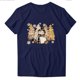 thumbnail image 2 of Puntoco Blusas estampadas de moda para mujer, blusas de manga corta, camisetas de cuello redondo, 2 of 3