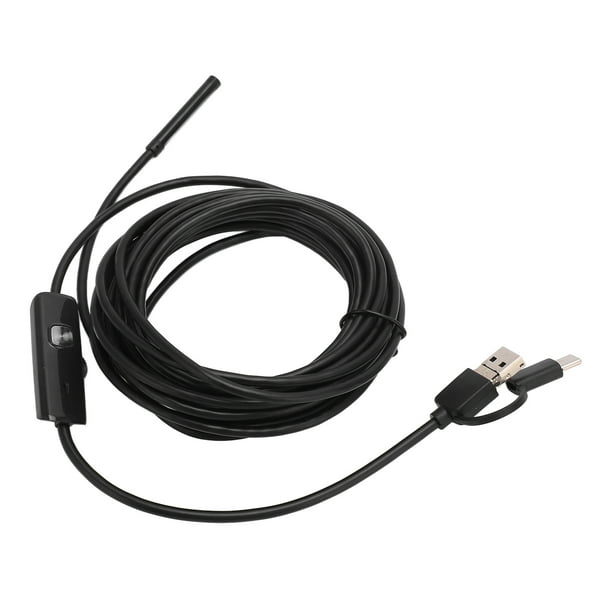 Cámara endoscópica, endoscopio de 5,5 mm, boroscopio de 3 pulgadas, endoscopio USB, diseño a prueba de futuro