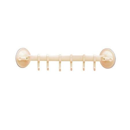 

1PC Plastic Suction Cup Kitchen Hanger Organizer Bath Towel Clothes Bathroom Hook Cooking Tools Storage Rack Bathroom Hook