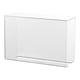 thumbnail image 4 of Portarrollos de papel higiénico, caja de pañuelos, acrílico, resistente y transparente, para montar en la pared Blanco l, 4 of 8