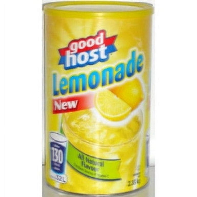Good Host Lemonade All Natural Flavour 2.35kg 5.2 lbs. Imported from Canada