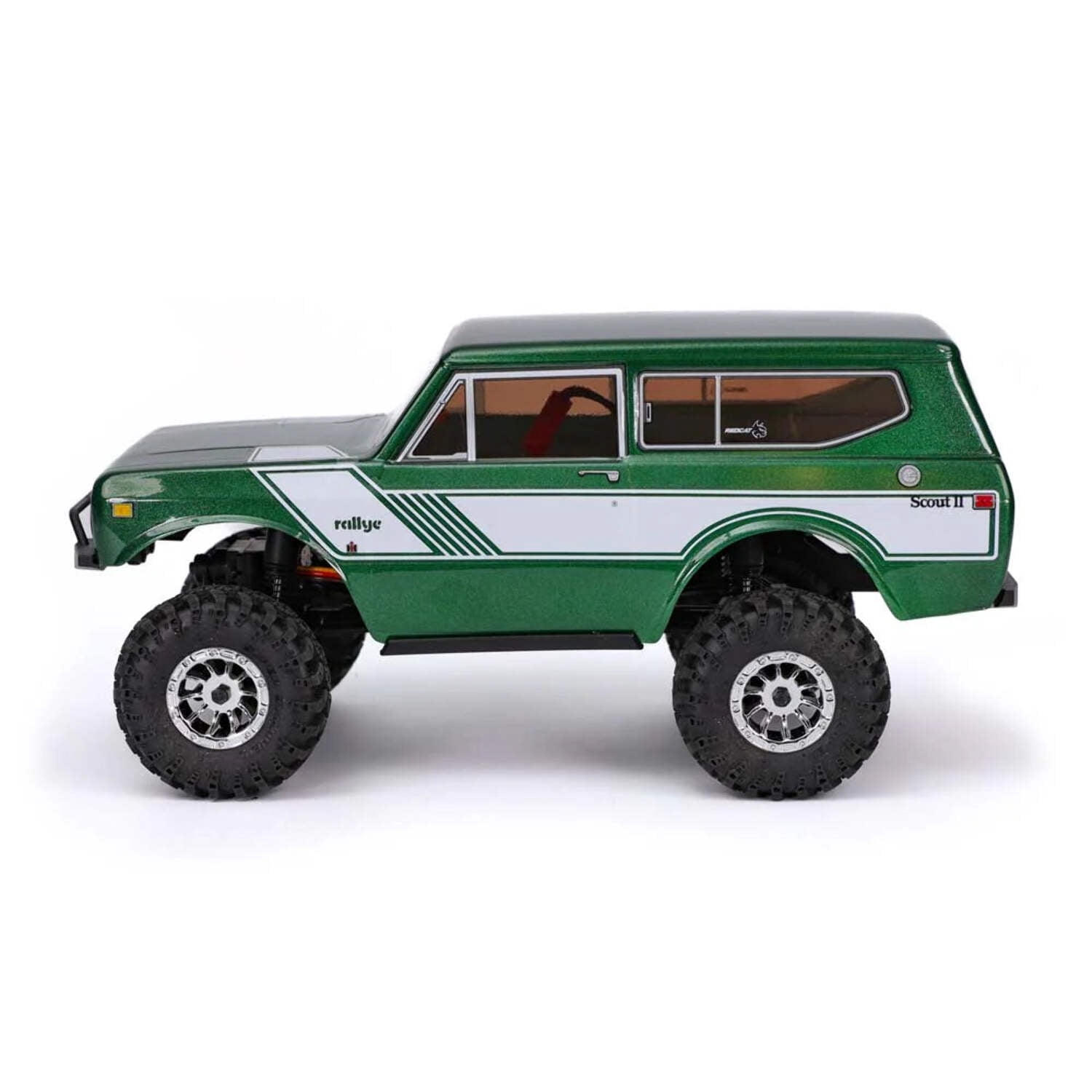 Redcat Ascent-18 International Scout II - 1/18 Scale Brushed Electric Rock Crawler - Green