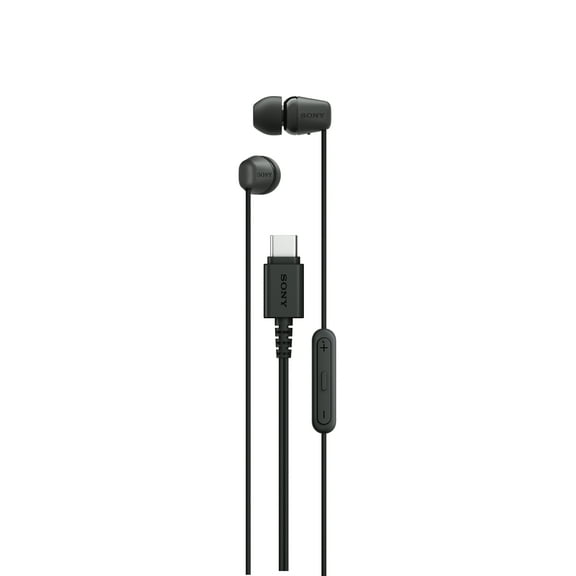 Sony IER-EX15C USB-C Wired In-ear Headphones, Black