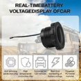 thumbnail image 3 of Medidor de temperatura y voltímetro de batería digital para automóviles y motocicletas de 12 V, 3 of 4