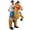 Riding Horse, variant on Adult Active Inflatable Horse Set Carnival Costume Festival Jazz Horse Mascot, Cross Dressing Accessories, Performance Costumes,Height 4'11"-6'3",Riding Horse