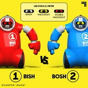 Sharper Image® Toy RC Robo Rivals Remote Control Robot Fighting Set with 2-Player Combat with Power Fists, 4-pieces, Blue And Red, Age 6+