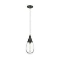 thumbnail image 4 of Innovations Lighting  Malone - 1 Light 6" Cord Hung Pendant Striped Clear/Brushed Brass, 4 of 5
