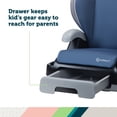 thumbnail image 6 of Safety 1ˢᵗ Store 'n Go Sport Booster Car Seat, Dusted Indigo, 6 of 14