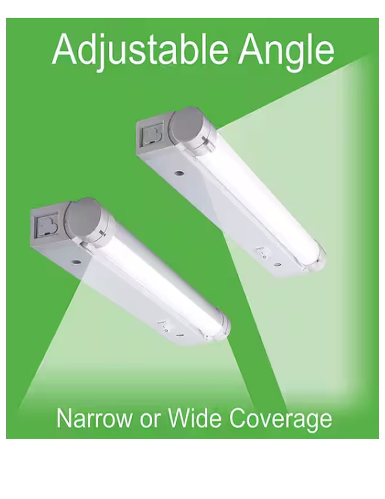 ETI 12” Linkable, Beam Adjustable Under Cabinet LED Light, 300 Lumens, Triac Dim: 3000K to 2000K, Direct Wire or Plug-in, Energy Star, 53502111
