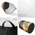 thumbnail image 2 of Fotbe Golden Sky Bald Eagle Cesto de Ropa con Asas, Cesto Impermeable de Gran Capacidad, Bolsa de Lavado para Dormitorio, Cesto de Ropa con Ruedas y Asas-Medium, 2 of 6