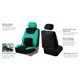 thumbnail image 4 of Fh Group Elegante Juego Completo De Fundas Para Coche Juego Delantero Y Función Dividida Trasera Compatible Con Airbag - Ajuste Universal Para Coches, Camiones Y Suv (Menta/Negro), 4 of 5