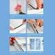 thumbnail image 3 of DIY Window Screen with Self-Adhesive Tapes Mosquito Net for Windows Insect Netting Mosquito Protector Mesh Curtain 59 x 78 Inch, 3 of 5
