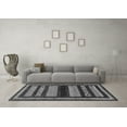 thumbnail image 3 of Ahgly Company Indoor Rectangle Abstract Gray Modern Area Rugs, 4' x 6', 3 of 4