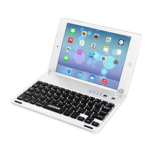 Arteck Ultra-Thin Bluetooth Keyboard with Folio Full Protection Case for Apple iPad 7 10.2-inch 2019 with 130 Degree Swivel Rotating iPad 10.2-inch Keyboard