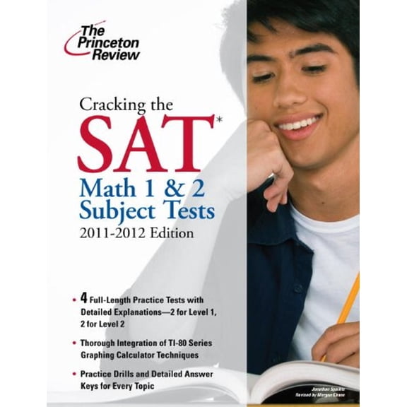 Pre-Owned Cracking the SAT Math 1 and 2 Subject Tests, 2011-2012 Edition (Paperback) 9780375428128