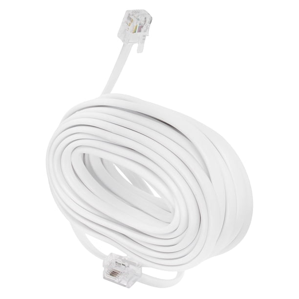 FOMIYES Cable Extensible Para Teléfono Fijo Con Señal Clara Y Fiable Ideal Para Uso En Hogar Y Oficina
