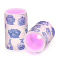 thumbnail image 2 of Electronic Candles Light Combination 3x5In, 3x4In Flameless Candles Plastic Festive Decoration Party Christmas Decoration Porcelain Pattern, 2 of 7
