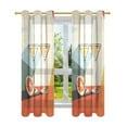 thumbnail image 7 of Yayeee Window Curtains Set of 2 for Living Room Light Filtering 63"x42", Beige Glasses, 7 of 7