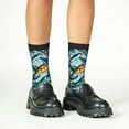 thumbnail image 4 of Honeii Colorful Fishing Baits Print Children's Colorful Socks,Unisex Kids and Toddlers' Cushioned Sock,Kids Athletic Crew Socks,for Everyday Wear and Sports, 4 of 5
