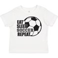 thumbnail image 3 of Inktastic Eat Sleep Soccer Repeat Boys or Girls Toddler T-Shirt, 3 of 5