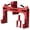 Red, variant on CAMMOO Cat 1 3-Point Quick Hitch with 2" Trailer Hitch Receiver, No Bushing Required Heavy Duty Tractor Accessories and Towing Hitch, 3000 lbs, Yellow