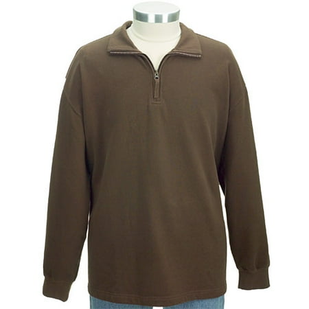 Big Men's Quarter-Zip Brushed Fleece