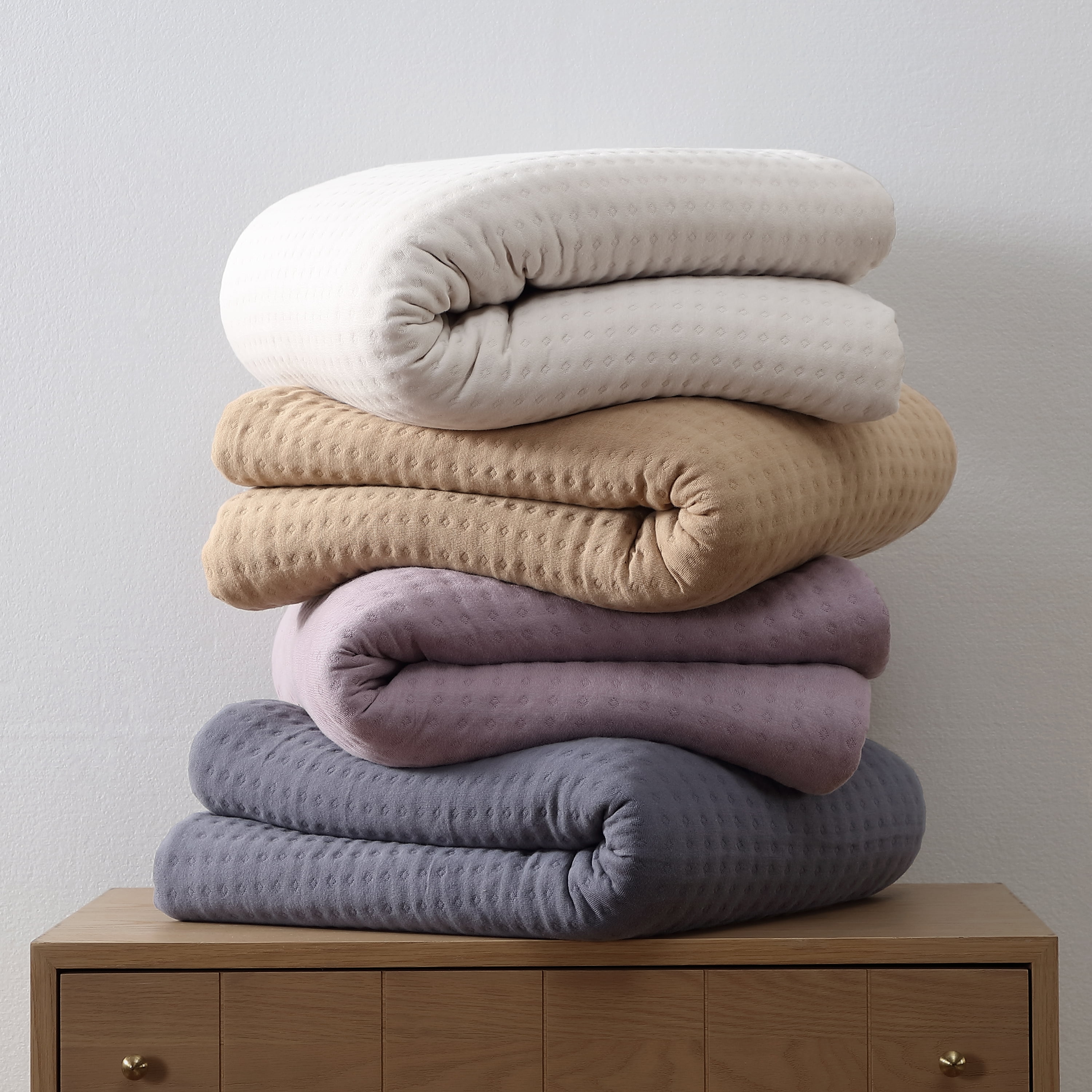 Couverture Allswell, violette, format Queen