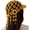 Gold, variant on Hand‑Crocheted Sunflower Headwear Crocheted Knit Baseball Cap Bohemian Tassel Bell Hat