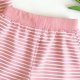 thumbnail image 5 of Estilo de Verano Conjunto de Niños de Verano Color Sólido Raya Pantalones Cortos Casuales de Dos Piezas de Punto de Manga Corta Vestido de Verano Corto, 5 of 7