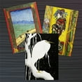 thumbnail image 3 of Hokusai Koson Van Gogh Japanese Heron Courtesan Mixed Fine Art Greeting Card Pack of 6, 3 of 5