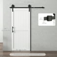 thumbnail image 3 of HOMCOM 36"x84"Sliding Barn Door with Hardware Kit, Waterproof, White, 3 of 10