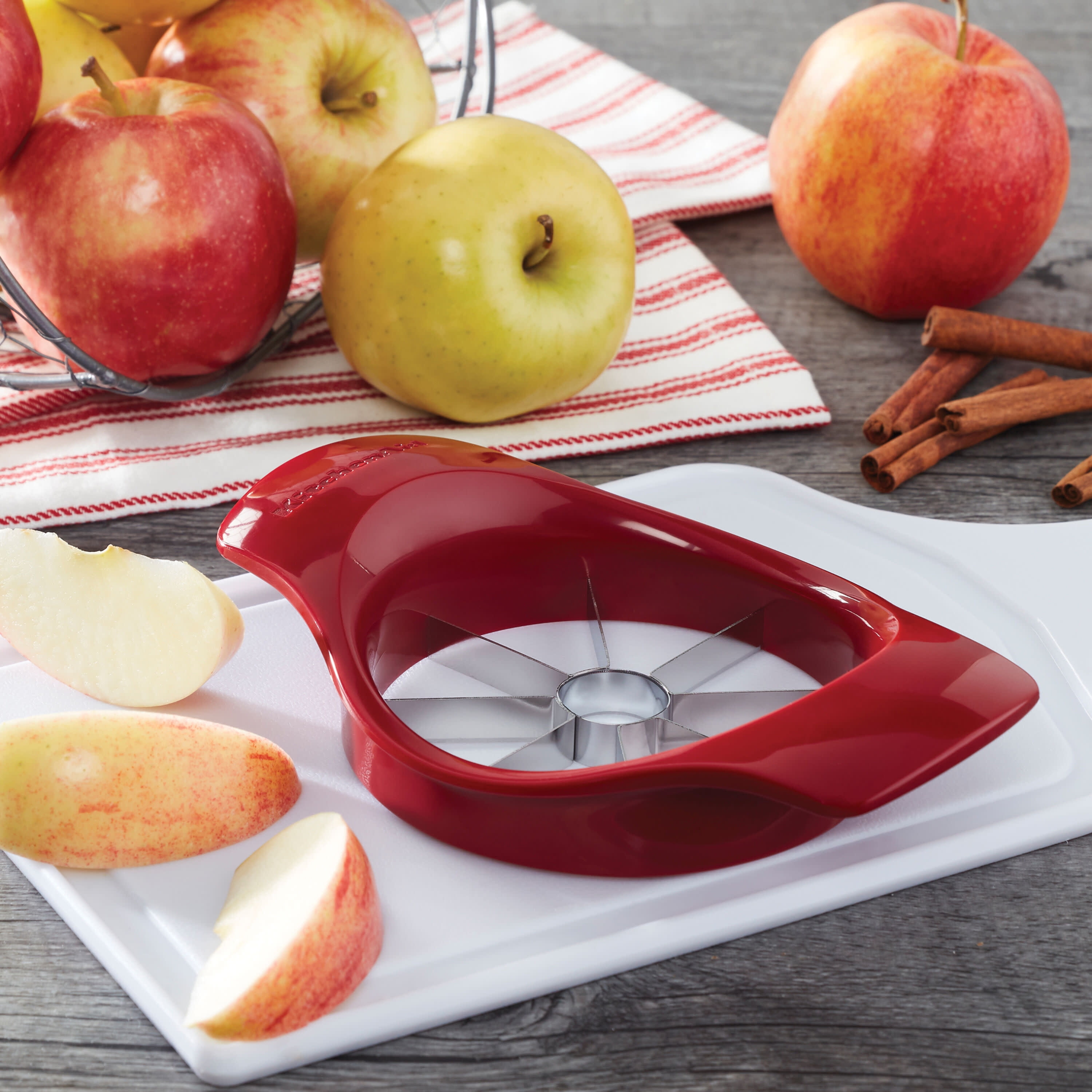 Generic Red Apple Cutter, For Used For Fruits