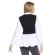 thumbnail image 3 of Blusa Para Mujer Doble Prenda Chaleco Cámisa Blando Negro Casual Formal 330715 multicolor CH Incógnita 330715, 3 of 5