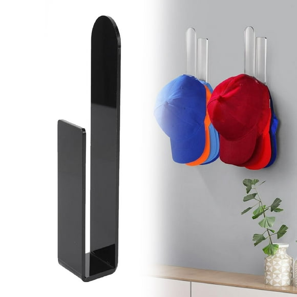 Ganchos de pared de acrílico resistente para sombreros, organizador de gorras de béisbol, perchero adhesivo fuerte, soporte multiusos para sombreros, almacenamiento adhesivo para gorras de béisbol,