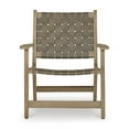 thumbnail image 4 of Signature Design by Ashley Jameset Leather Weave Accent Chair, Taupe, 4 of 7