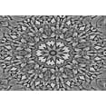thumbnail image 1 of Ahgly Company Indoor Rectangle Patterned Gray Cloud Gray Area Rugs, 5' x 7', 1 of 6