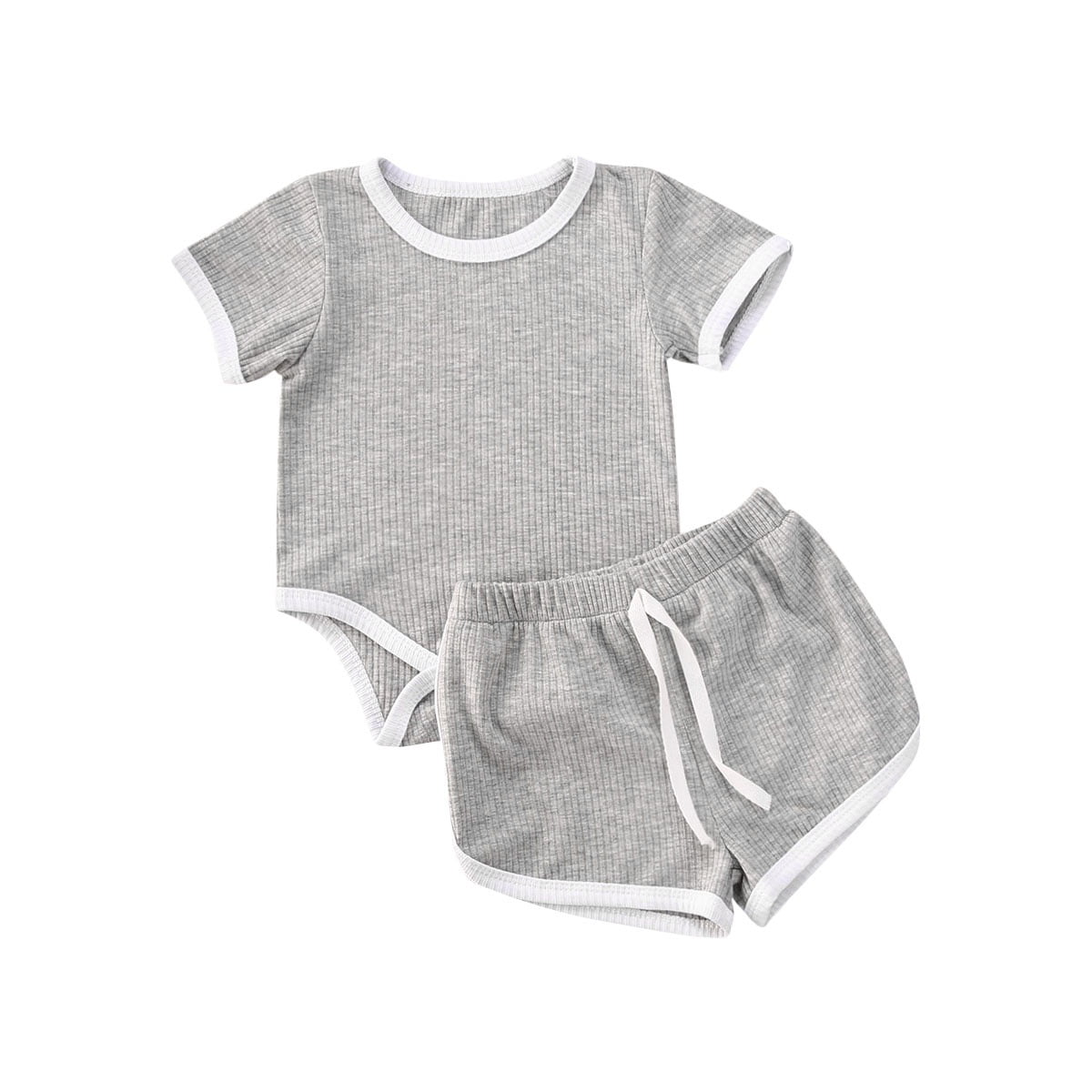 baby girl ribbed set